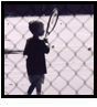 Little tennis man